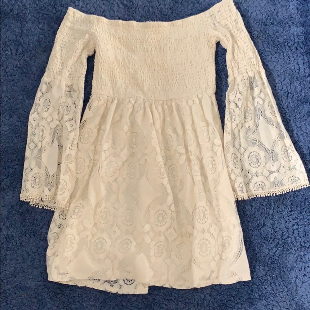 Lace Long Sleeve Dress